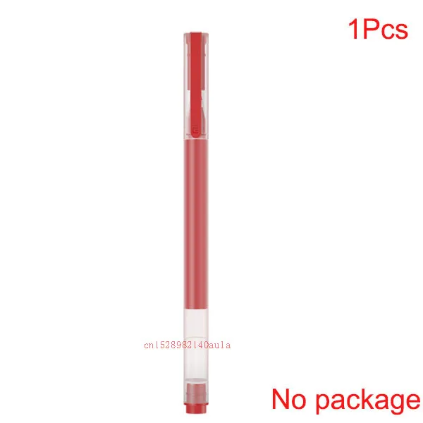 Xiao mi Pen, mi jia, суперпрочный пишущий знак, ручка mi Pen, 0,5 мм, ручки для подписи, гладкие, швейцарские, сменные, mi Kuni, японские чернила - Цвет: 1red