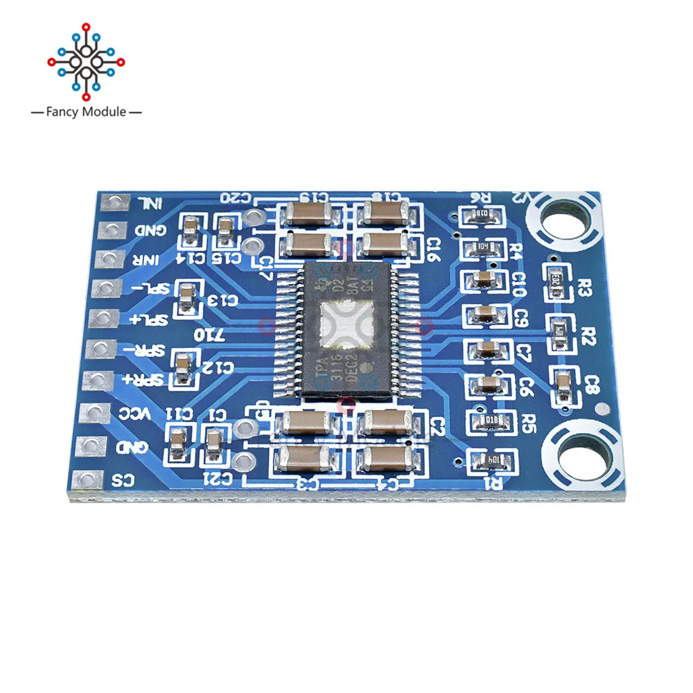 XH-M562 TPA3116D2 двухканальный 50 Вт + Мини цифровой усилитель класса D мощности Плата