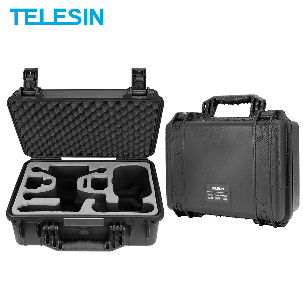TELESIN DJI FPV Drone Hardshell Handheld Storage Bag Waterproof