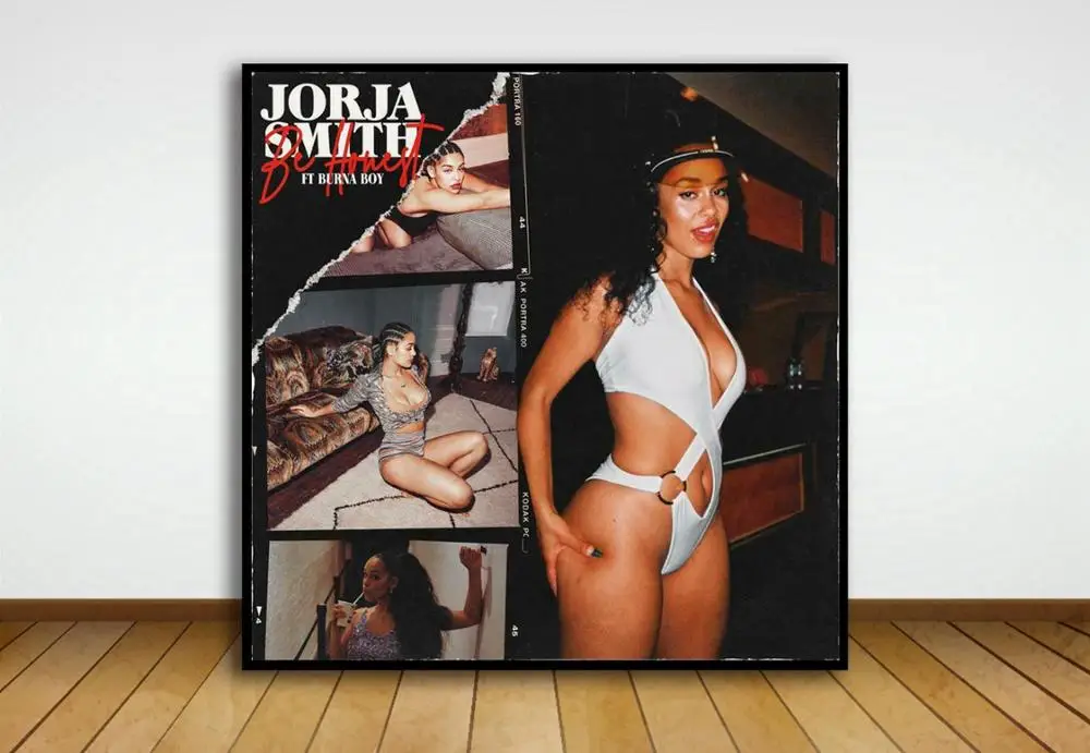 Jorja Smith Be Honest Ft Burna чехол для альбома мальчика постер настенное Искусство