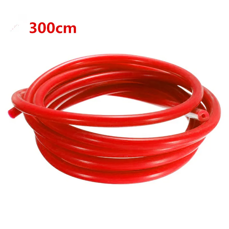 ID 3mm OD 6mm Silicone Vacuum Hose Line 3 Meter 10ft Intercooler Coupler Pipe 1x