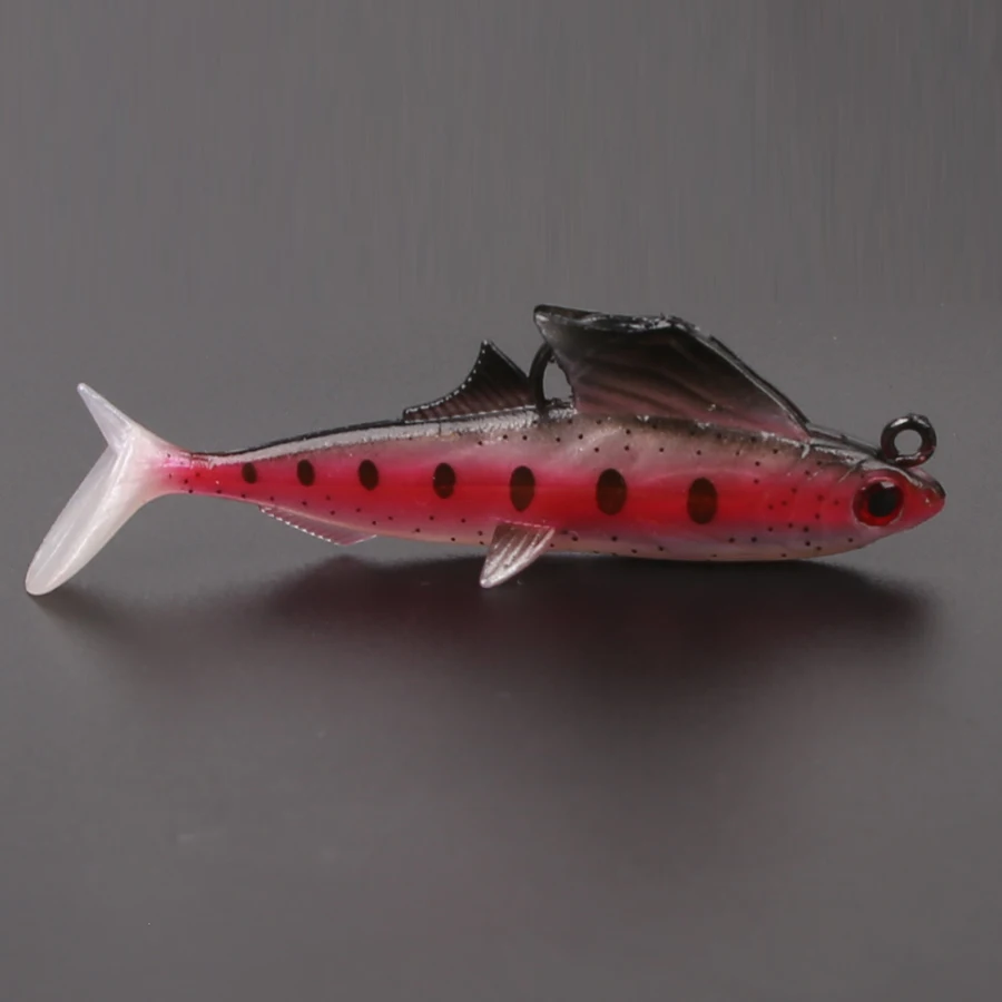 ARDEA soft lure with jig head soft plastic lure 85mm 11.6g lead lure soft tail lure soft lure perch lure