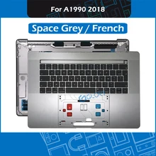 Космический серый 15," A1990 Топ чехол Упор для рук для Macbook Pro retina Mid A1990 Топ чехол с клавиатурой и подсветкой EMC 3215