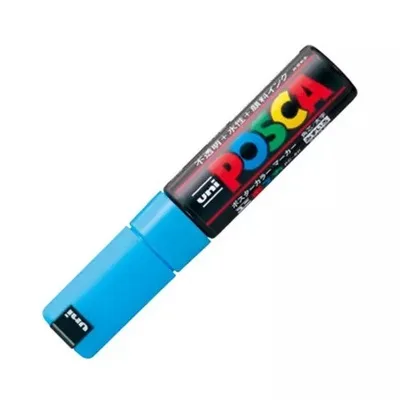 Один кусок Uni Posca PC-8K Краска Маркер-широкий Tip-8mm 15 цветов доступны Рисунок плакат реклама граффити ручка - Цвет: Тёмно-синий
