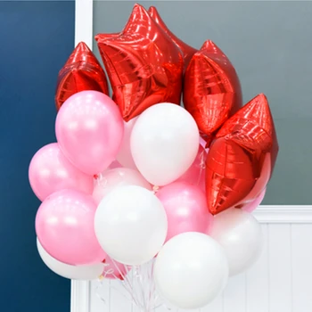 

Festival 5 Five-pointed Star Aluminum Ballon 20 Macarons Balloon Party Birthday Balloon Wedding Engagement Aluminum Foil Balloon
