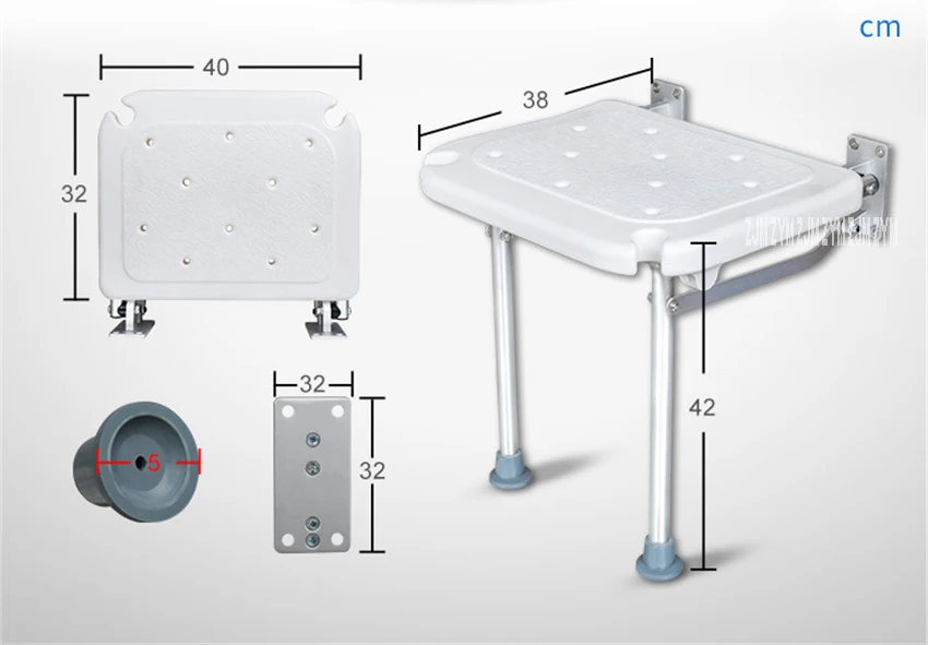 YC5301 безбарьерный складной стул для душа сиденье скамейка алюминиевый сплав Ванна табурет настенный табурет ванная комната складной стул, крепящийся к стене с душевым слотом