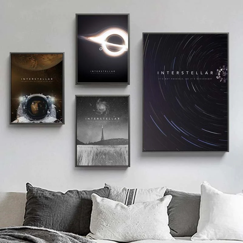 Interstellar Movie Poster Print & Unframed Canvas Prints 