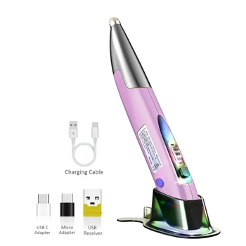 

Rechargeable Right Hand and Left Hand 1200 DPI 2.4G USB Wireless Mouse Touch Pen MOLB