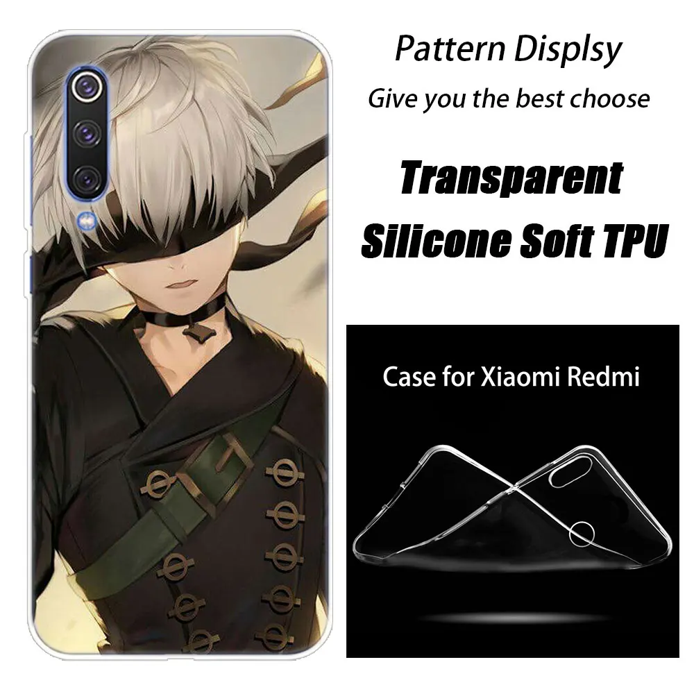 シリコーンケースニーアオートマトン2b 9 4sアニメxiaomi Mi Cc9e 9se 9t 8プロa2 A3 Lite 8se A1 5x 6xミックス3 2s再生pocophone F1カバー Phone Case Covers Aliexpress