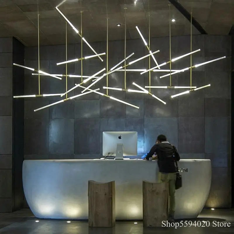 Современная золотистая/Черная алюминиевая Подвесная лампа скандинавский