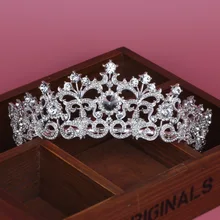 Корейский стиль; корона принцессы большой Корона невесты головной убор брак, свадебные аксессуары для волос, свадебные аксессуары невесты аксессуары ювелирные изделия