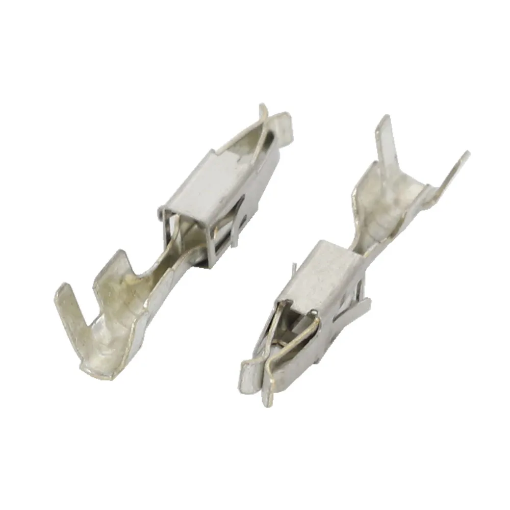 50 PCS 2.8/3.5mm 황동 주석 도금 전기 자동차 와이어 하네스 커넥터 배선 터미널 플러그 DJ623-E3.5AB/DJ615B-2.8*0.8A 2- 964300 -1