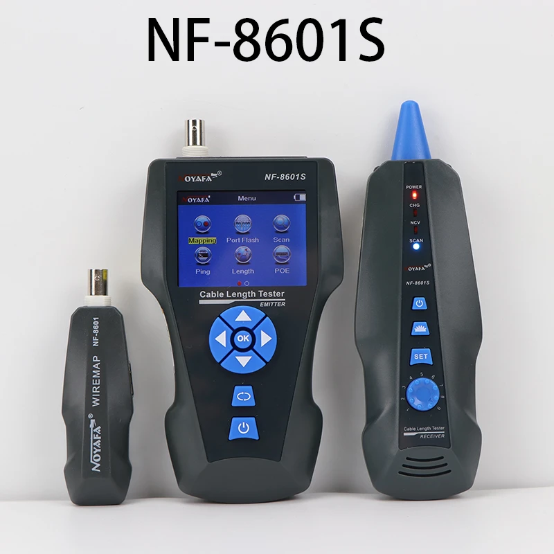 Noyafa Nf8601s Tdr Tester Network Cable Tester Tracker Rj45 Rj11 Lan