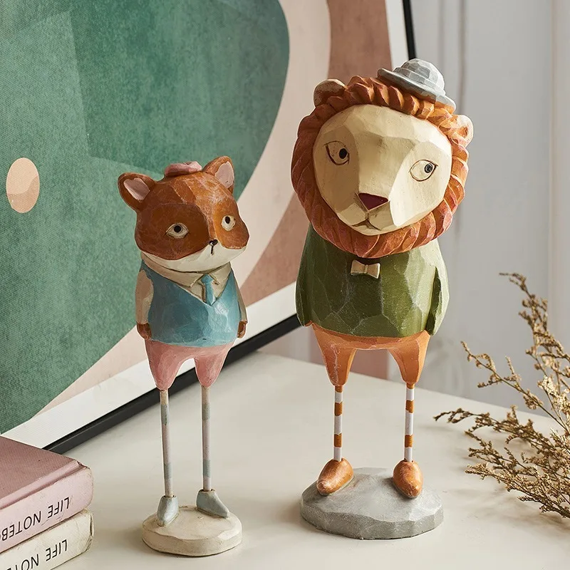 Скандинавские декоративные украшения INS из смолы с высокой базой и