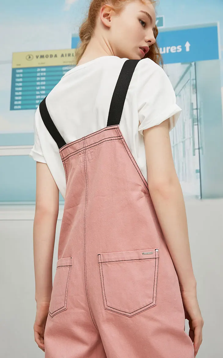 Vero Moda женский прямой джинсовый комбинезон Ins style Casul из чистого денима | 319364504