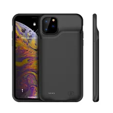 Новинка для iPhone 11 Pro Аккумулятор Max чехол для зарядного устройства тонкий силиконовый ударопрочный внешний аккумулятор чехол внешняя задняя крышка для аккумулятора