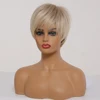 EASIHAIR Short Women Synthetic Wigs Ombre Blonde Wigs Layered Hairstyle Natural Hair Cosplay Daily Wigs Heat Resistant Full Wigs ► Photo 2/6