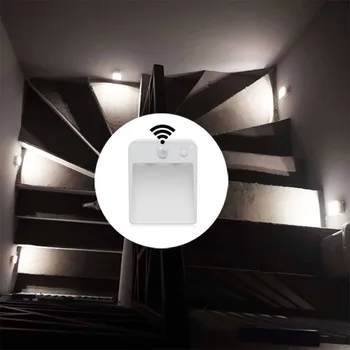 

LED Stairs Lights Wall Lamp PIR Motion Sensor trap verlichting Micro USB / Battery Power lamp on the wall light Lamps home decor