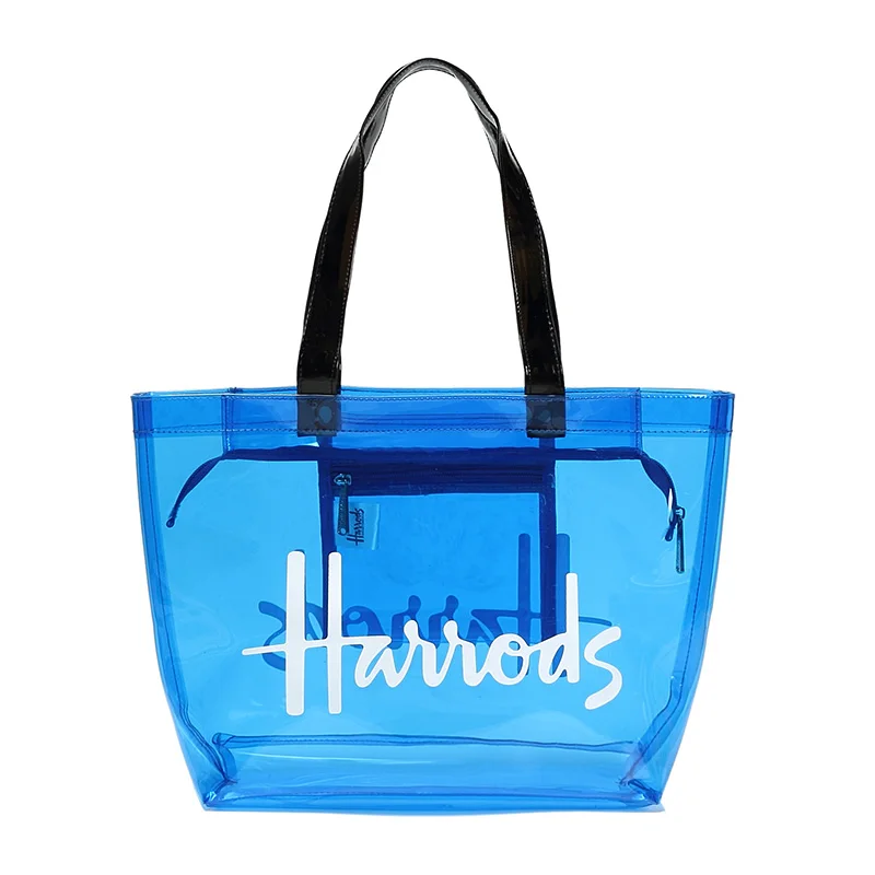  Large PVC Clear Transparent Tote Bags Women Candy Jelly Beach Summer Large Transparent Casual Shopp - 4000231444923