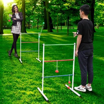 

Ladder Ball Game Set Golf Toss Game Backyard Toys Outdoor Games for Adults and Kids