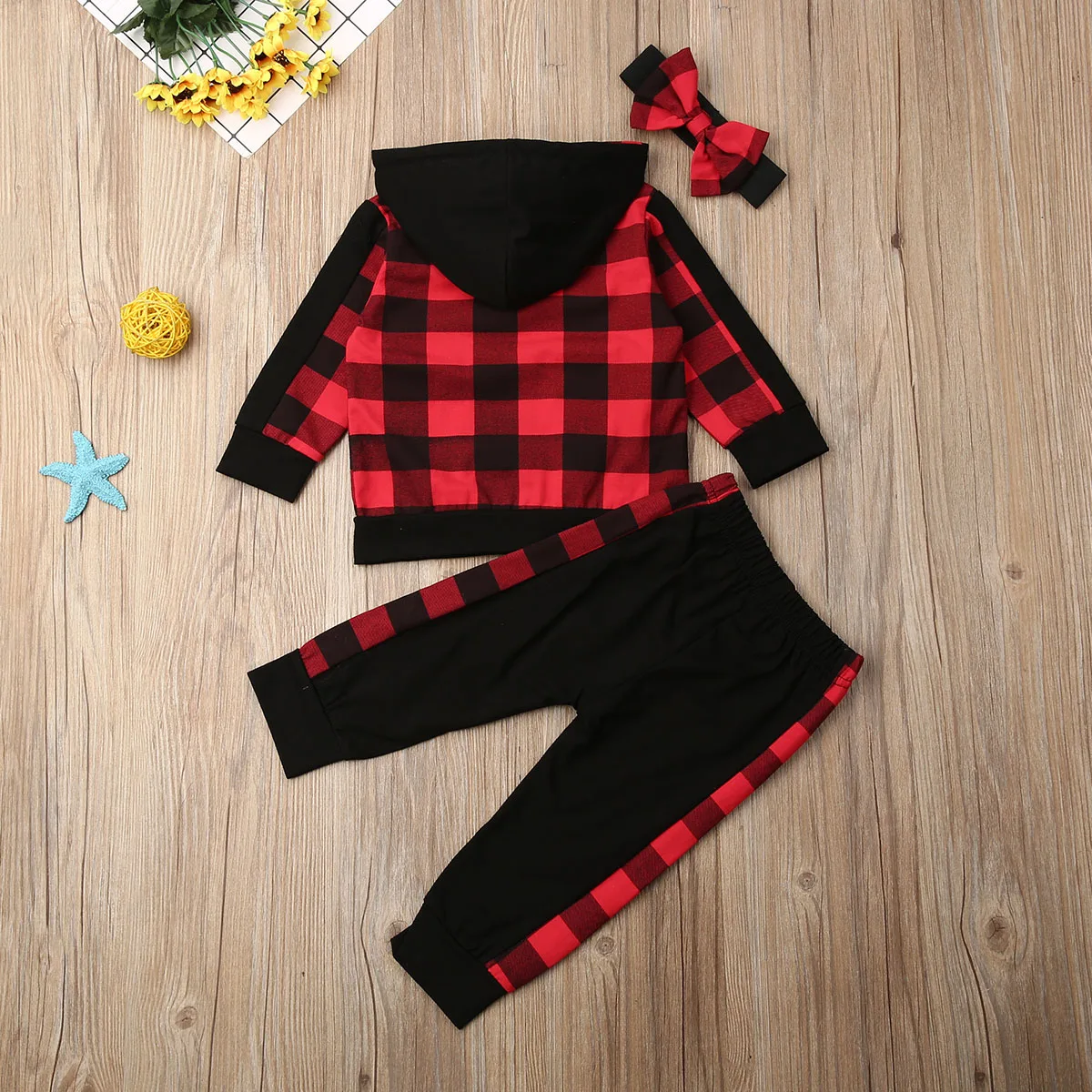 Одежда для новорожденных девочек, 3 предмета красное клетчатое пальто на молнии с карманами Топы, длинные леггинсы, штаны теплая осенне-зимняя одежда