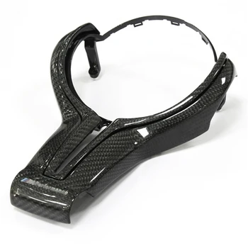 

Car Accessorie decoration For BMW M2 F87 M3 F80 M4 F82 M6 F06 F12 F13 X5M F85 X6M F86 ABS+Carbon Fiber Steering Wheel Trim Cover