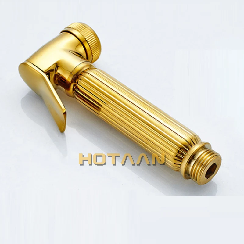 Gold Color Bidet Faucet bathroom bidet toilet faucet mixer hygienic shower clean muslim shower portable bidet gun sprayer