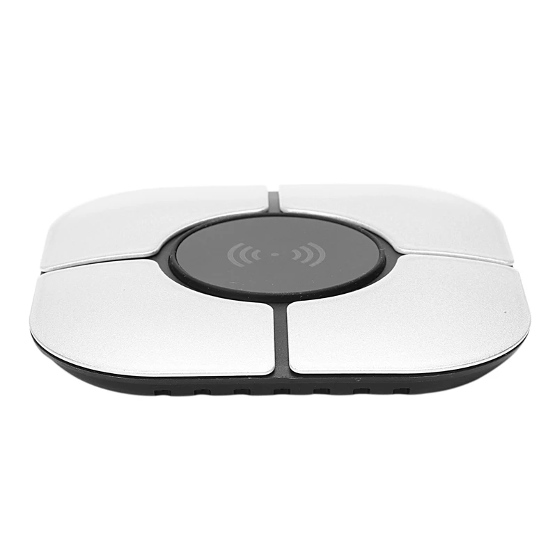FULL-F02 10W Ultra-Thin Portable Qi Wireless Charger Fast Charging Pad For Iphone 8 Plus X Xr Xs Max Samsung
