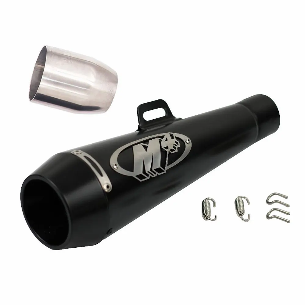 Vehemo 51mm Exhaust Pipe Db Killer Motorcycle Exhaust Refit Motorcycle Exhaust Muffler for Scooter Modified for Motobike