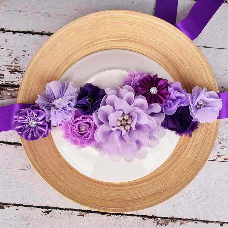 flower belt for baby shower