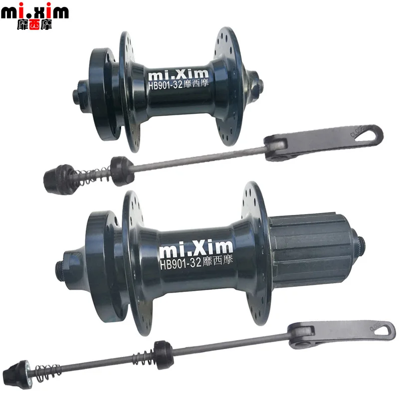 Mi. Xim Bike Bearing Hub Disco Freno Card Mtb Mountain Bike 32 Fori Hub File Aperto 100/135Mm Cuscinetto Mozzi Bicicletta Hb901