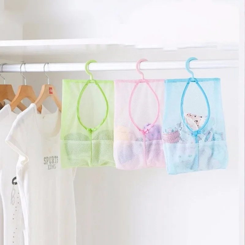 

Multi-function Space Saving Hanging Mesh Bags Clothes Organizer for Bedroom Home Storage Organization Storage Bags