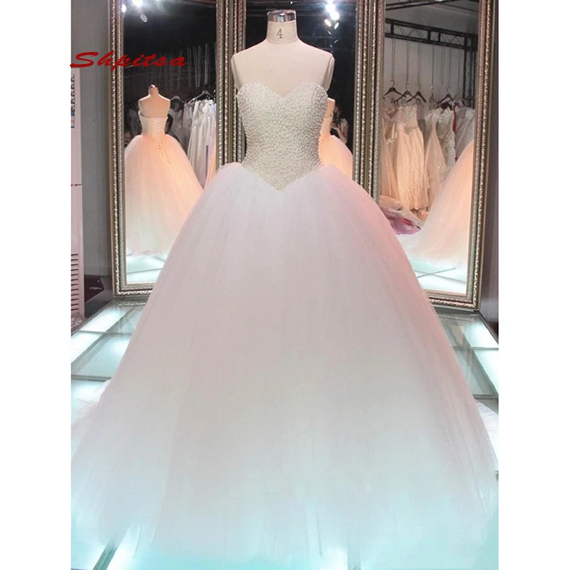 

Vintage Luxury Wedding Dresses Ball Gown Turkey Plus Size White Ivory Women Bride Bridal Weding Weeding Dresses Gowns