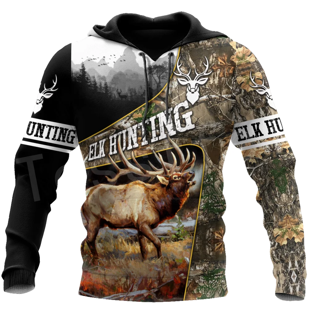 

Tessffel Deer Elk Bow Hunter Animal Hunting Camo Tattoo 3DPrint Men/Women Autumn Pullover NewFashion Streetwear Funny Hoodies D1
