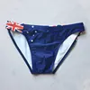 AUS UK US Flag Mens Swim Briefs Sexy Hot Gay Mens Swimwear Bikini Swimming Trunks Youth Boy Swimsuit Bathing Suit Tanga 2022 New ► Photo 3/6