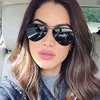 Metal Pilot Sunglasses Women/Men Classic Polarized Prescription Glasses 0 -0.5 -0.75 -1.0 -1.25 -2.0 -2.5 -3.0 -4.0 5