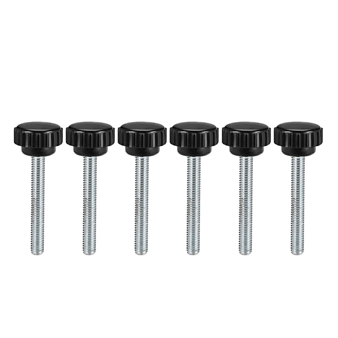 

uxcell M6 x 44mm Male Thread Knurled Clamping Knobs Grip Thumb Screw on Type 6 Pcs