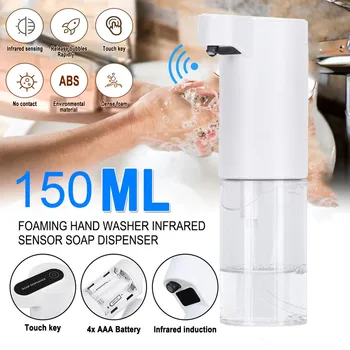 

Soap Dispenser Automatic Intelligent Automatic Soap Dispenser Foam Infrared Detection Liquid Soap Dispens for Bathroom Kitchen