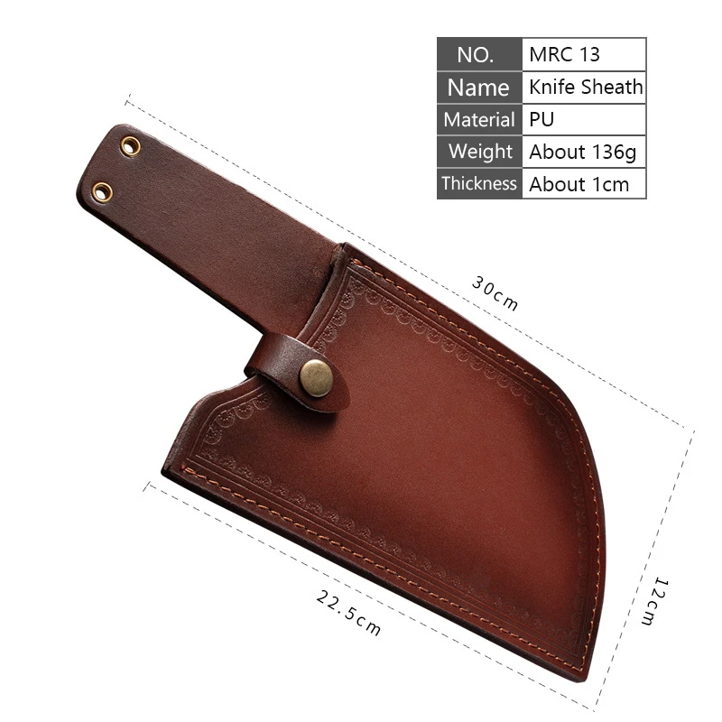 Butcher Kitchen Knife Cover Knife Holster Leather Sheath Fishing