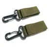 Outdoor Tactical Nylon Webbing Carabiners Hook Military Fans Key Chain Tactical Accessory Belt Sewing Bag Belt Quickdraw 4
