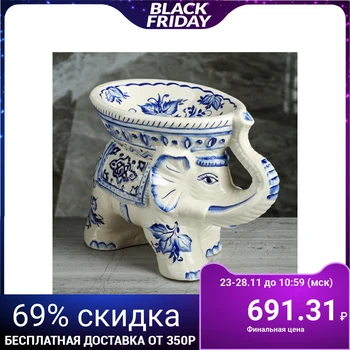 

Vase for sweets "Elephant" painting, large 689440