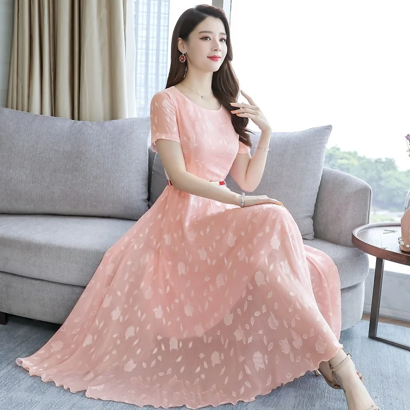 

Chiffon Dress 2020 New Summer Korean Version With Feminine Temperament