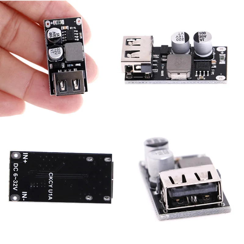 USB Charging Step Down Module QC3.0 QC2.0 DC-DC Buck Converter 6-32V 9V 12V 24V To Fast Quick Charger Circuit Board 3V 5V 12V