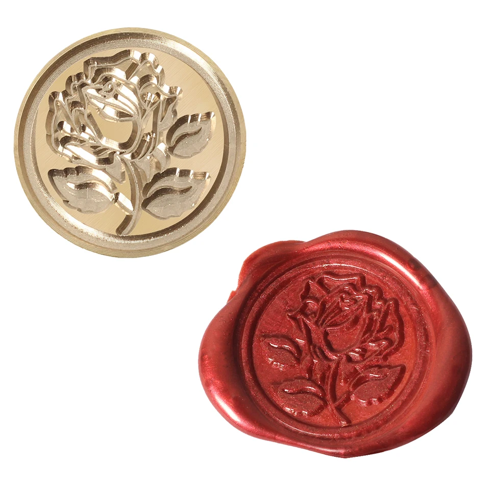 alphabet clear stamp Retro Wax Seal Stamp Tree flower Crown rose Sealing Wax Scrapbooking Stamps head Metal Handle Wedding Decorative animal stamps for card making