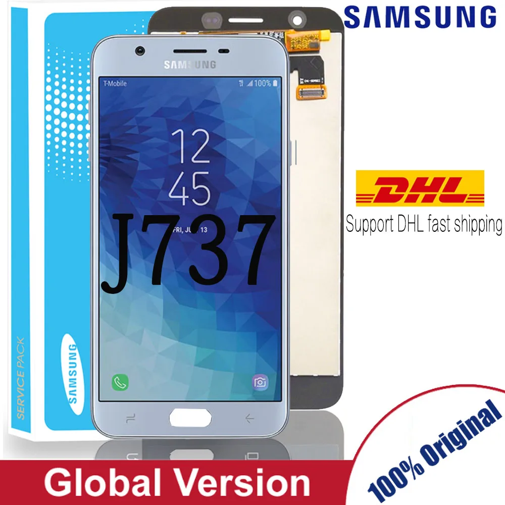 Сменный сенсорный ЖК-экран для samsung Galaxy J7 2018 J737 LCD J737A J737P J737V J737T | Мобильные