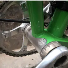 TWTOPSE велосипед Защитное снаряжение для Brompton складной велосипед Нижний кронштейн алюминиевый сплав-протектор Защита аппликации