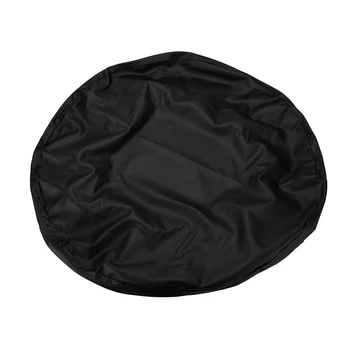 

Hot 1Pcs Black 15 Inch Spare Wheel Tire Cover Black Durable Tire Protector Automobiles Universal Tire Accessories