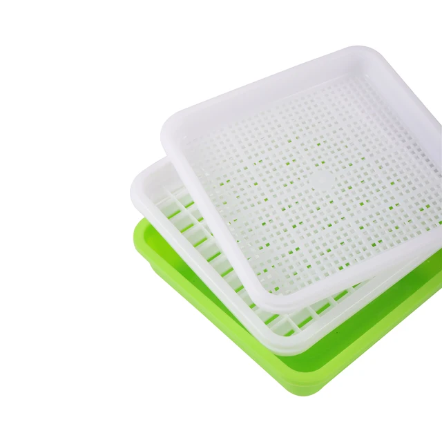 Otthoni Kerti Hidroponikus Földimogyoró -Csírázás Doboz Bab Borsó Búza Palánták Spruter Tálca Macska Füves Termesztése Csírázás Segítetlen Ültetési Edény - Image 4