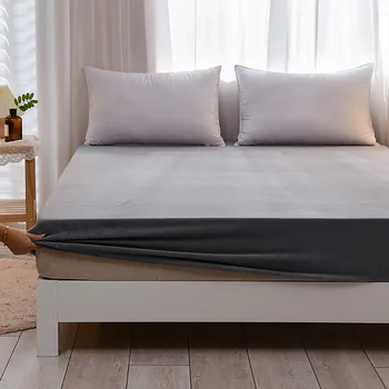 

100% Polyester Microfiber Elastic Fitted Sheet Quilt Cover Bed Cover Suitable For King Size Queen Size