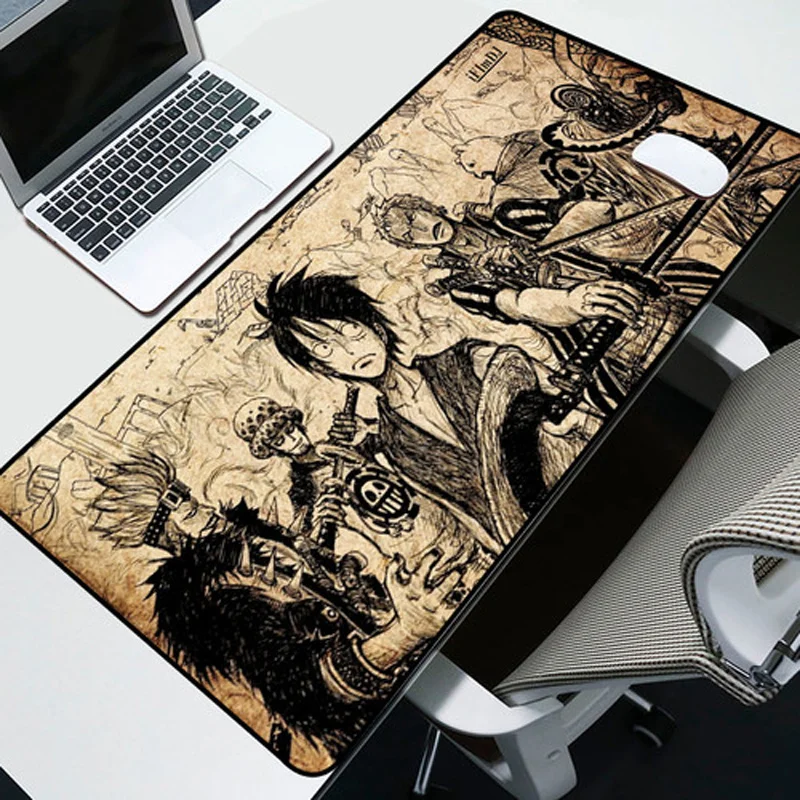 

befon Large Mouse Pad for Gamer Desk Mat Gaming Anime Mouse Mat Anti-slip Natural Rubber Office Computer Mousepad 300x800x2mm